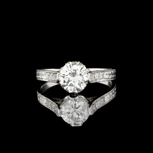 1.25ct tw Round GIA Diamond Ring