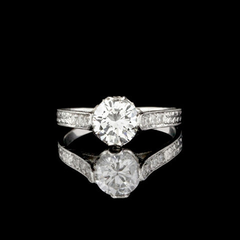 1.25ct tw Round GIA Diamond Ring