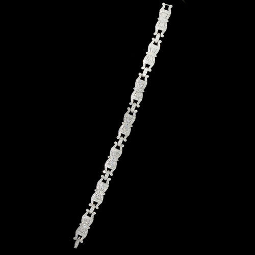 4.03ct tw Pave Diamond Link Bracelet