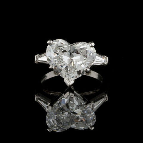 5.09ct tw Heart Solitaire Diamond Ring