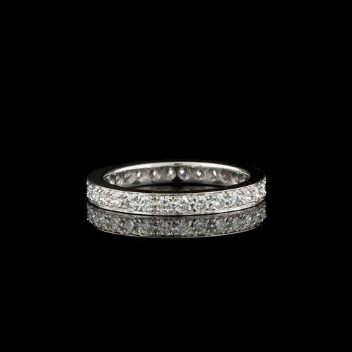 Round Diamonds, Platinum Eternity Band