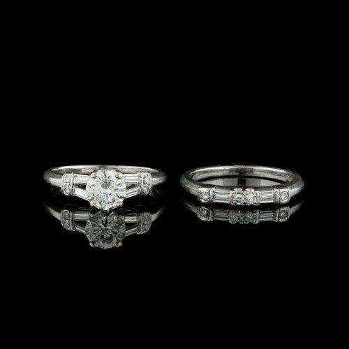 1.09ct tw Diamond Wedding Set