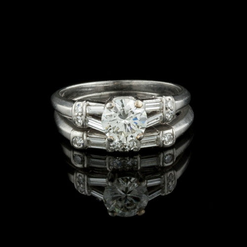 1.09ct tw Diamond Wedding Set