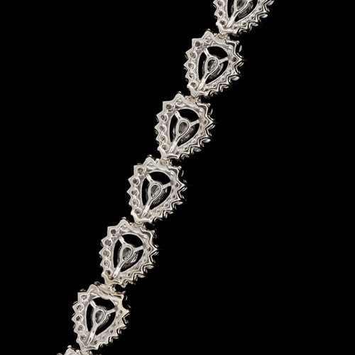 7.39ct tw Pear Link Diamond Bracelet