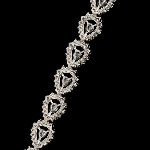 7.39ct tw Pear Link Diamond Bracelet