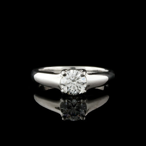 0.71ct tw Round GIA Diamond Ring