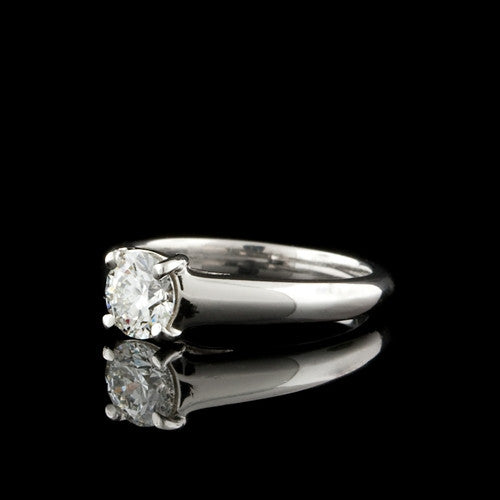 0.71ct tw Round GIA Diamond Ring
