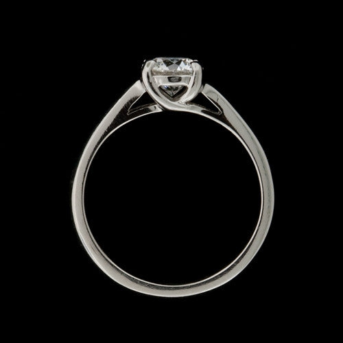 0.71ct tw Round GIA Diamond Ring