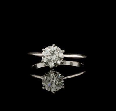 1.00ct tw Round Solitaire Diamond Ring