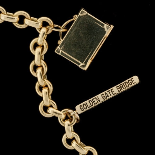 Tiffany & Co. Gold Charm Bracelet