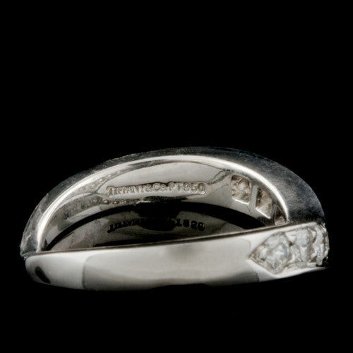 Tiffany & Co. Diamond "V" Shaped Band