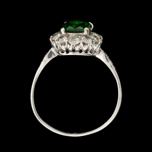 1.15ct Tsavorite & Diamonds Ring