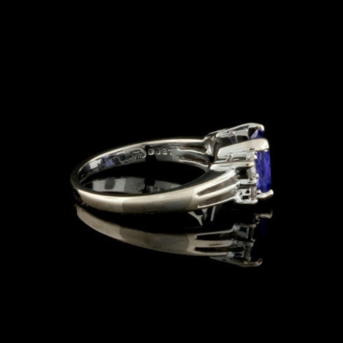 1.25ct Tanzanite & Diamond 18KT Ring