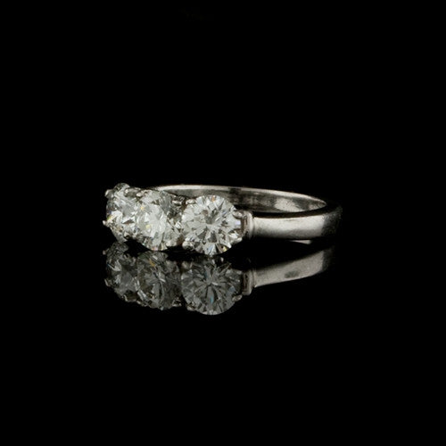 1.60ct tw Triple Round Diamond Ring