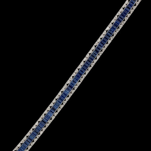 13.63ct Sapphire & Diamond Bracelet