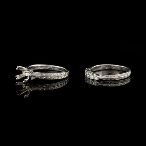 Scott Kay Platinum Ring Set Mounting