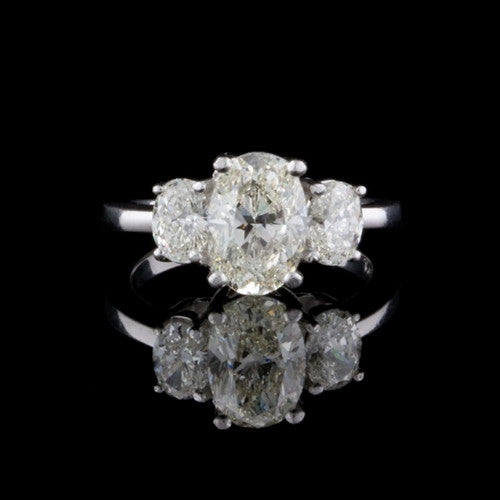  Platinum, Diamond & Sapphire Ring