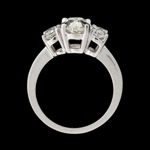  Platinum, Diamond & Sapphire Ring