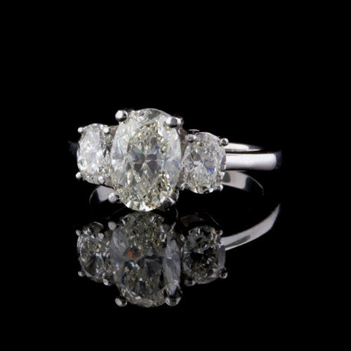  Platinum, Diamond & Sapphire Ring