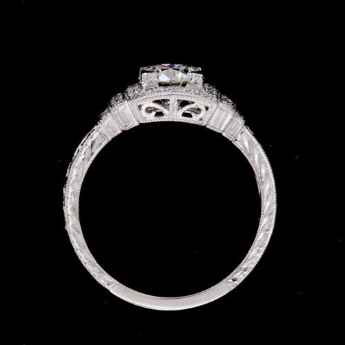 1.17ct tw European Cut Diamond Ring