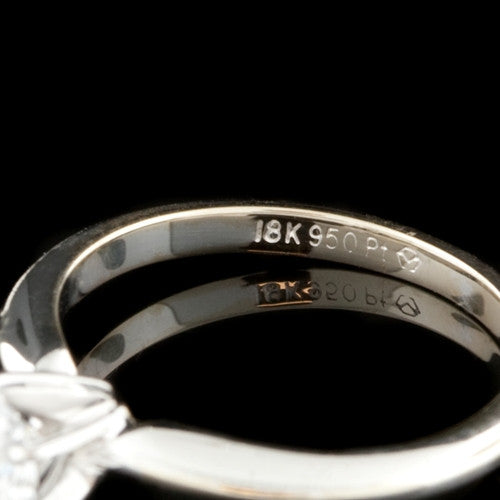 0.53ct tw Round GIA Diamond Platinum Ring