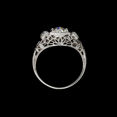 1.05ct tw Old Mine Cut Diamond Ring