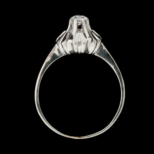 Vintage 18KT 0.16ct tw Diamond Ring