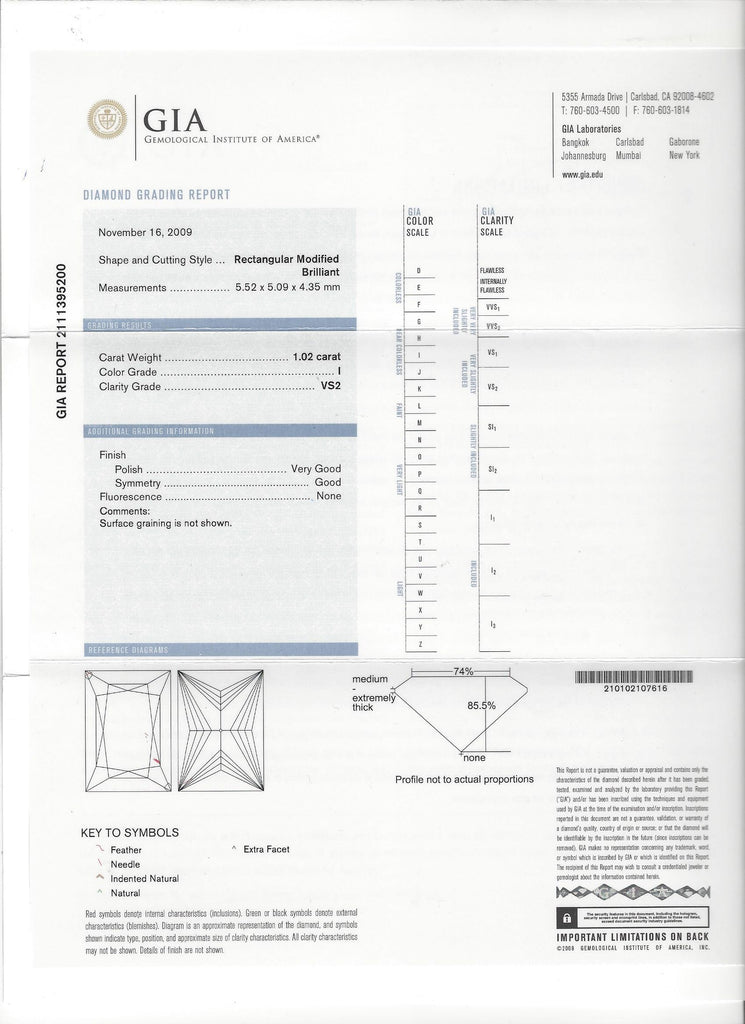 Fantastic GIA Princess Cut Diamond Studs