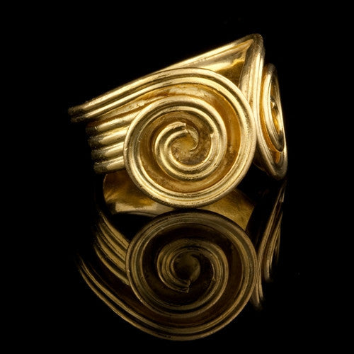 Lalaounis 18KT Gold Swirl Ring