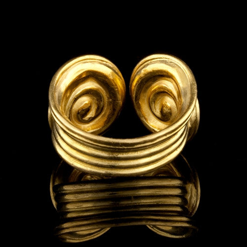 Lalaounis 18KT Gold Swirl Ring