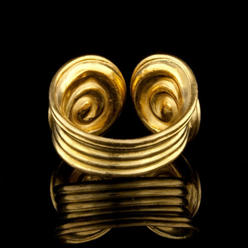 Lalaounis 18KT Gold Swirl Ring