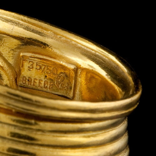 Lalaounis 18KT Gold Swirl Ring