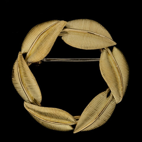 Tiffany & Co. Leaf Circle Brooch