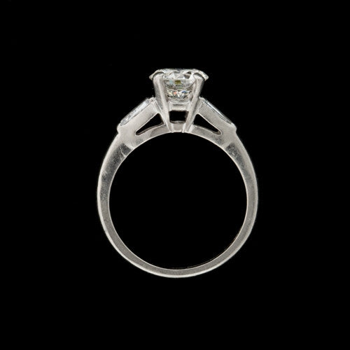 1.59ct tw Round Diamond Platinum Ring