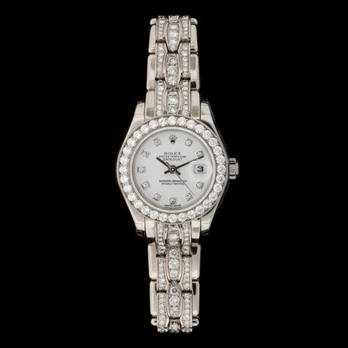 Rolex 18KT Diamond Pearlmaster