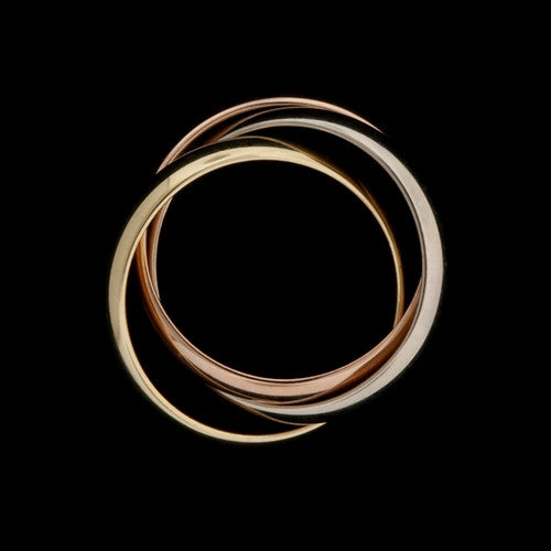 Cartier Tri-Color Trinity Ring