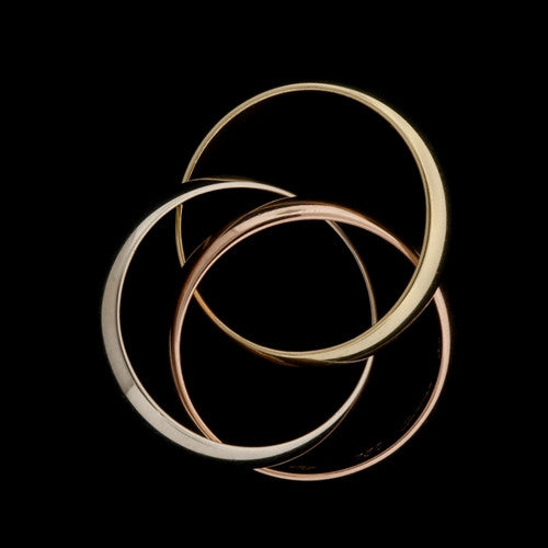 Cartier Tri-Color Trinity Ring