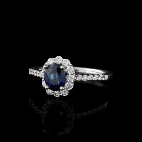 Sapphire & Diamond Ring