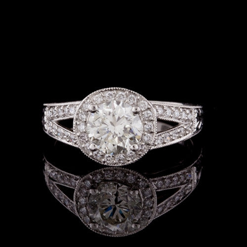 1.57ct tw Round Brilliant Cut Diamond Ring