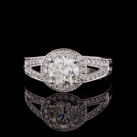 1.57ct tw Round Brilliant Cut Diamond Ring