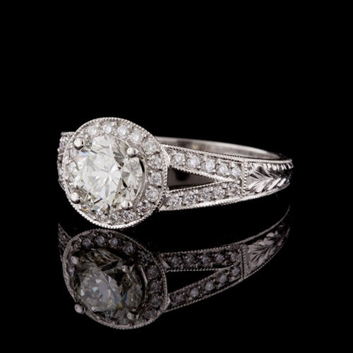 1.57ct tw Round Brilliant Cut Diamond Ring