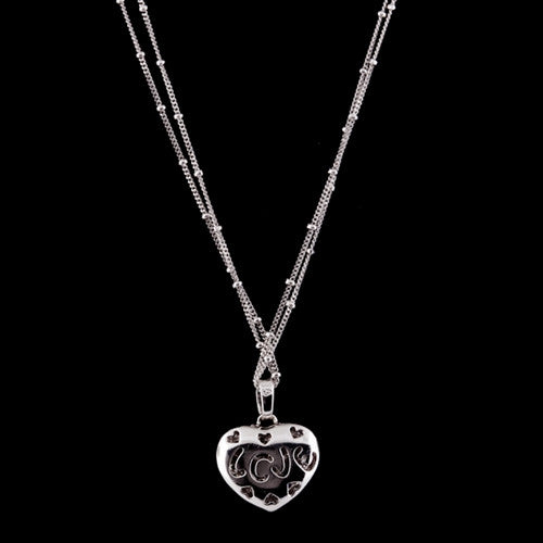 Diamond Heart Pendant, Necklace