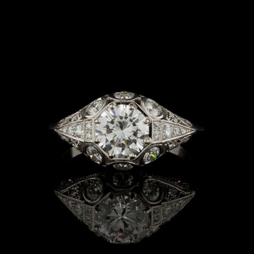 1.70ct tw Round GIA Diamond Ring