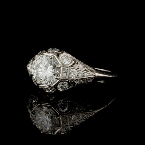 1.70ct tw Round GIA Diamond Ring