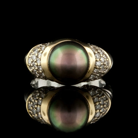 David Yurman Black Pearl, Diamond Ring