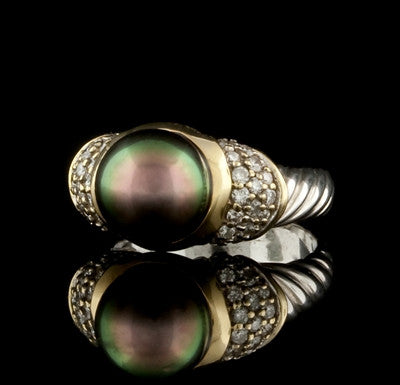 David Yurman Black Pearl, Diamond Ring