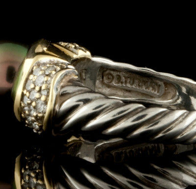 David Yurman Black Pearl, Diamond Ring