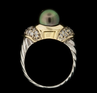 David Yurman Black Pearl, Diamond Ring