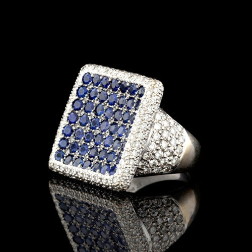 2.89ct tw Sapphire & Diamond Ring