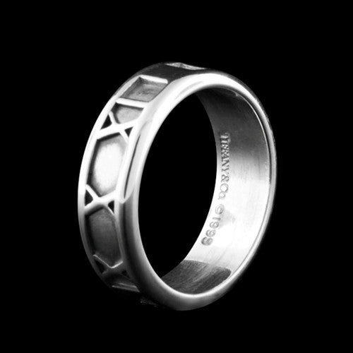 Tiffany & Co. Silver Atlas Ring